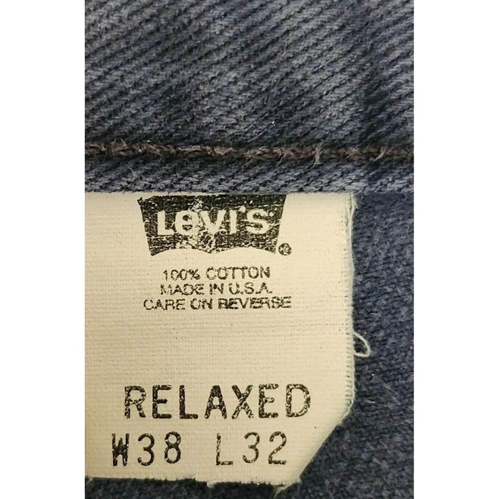 Vintage Levi's 540 Jeans Men's 38x32 (Fits 37x31) Gray‎ Denim Relaxed USA Y2K